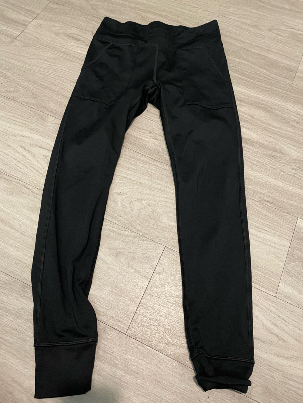 Women's Black Stretch Leggings with High Waist